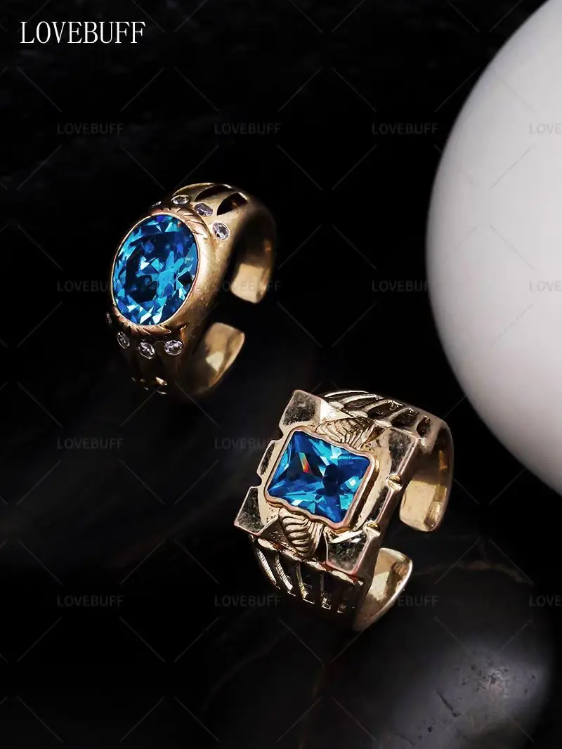 Открытое кольцо для косплея аниме Love and Deepspace серебристый Ксавье и зайне