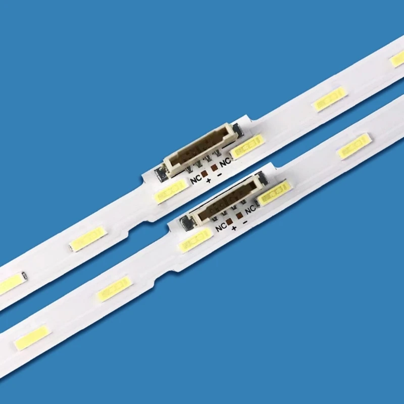 

2Piece LED Backlight Strip for UA43NU7100 Light Bar UE43NU7092 UE43RU7400 Light Strip 6V 462MM/18.2in H8WD