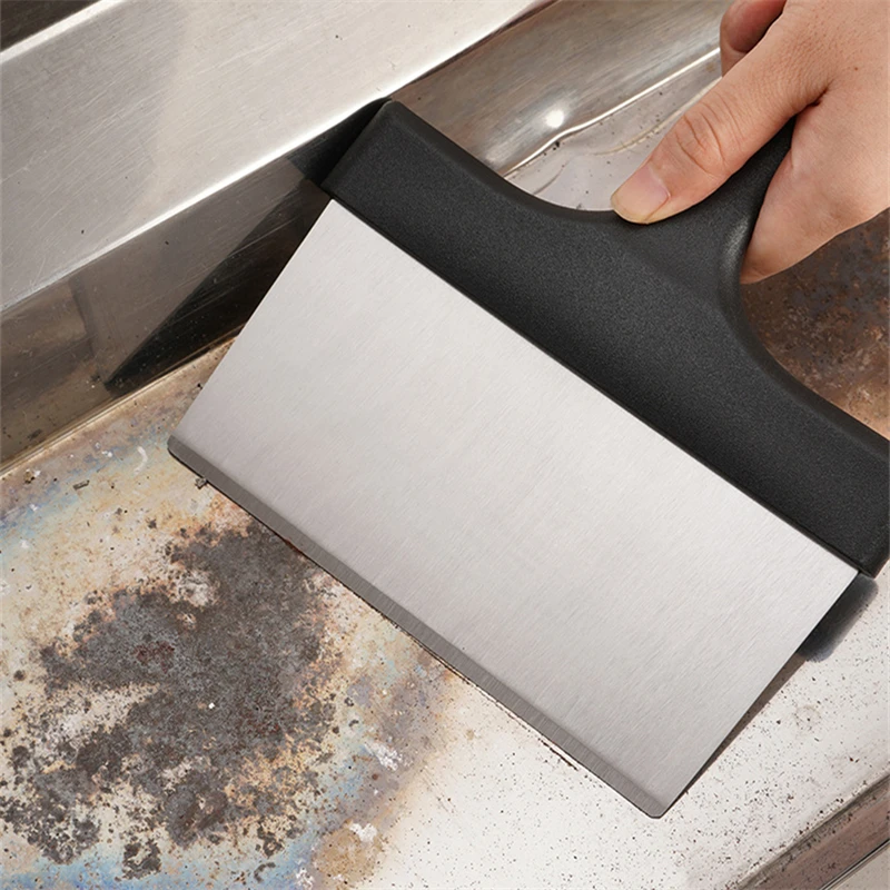 

Чистящая Щетка для гриля и барбекю из нержавеющей стали, чистящий инструмент, скребок для очистки Teppanyaki, кухонные принадлежности