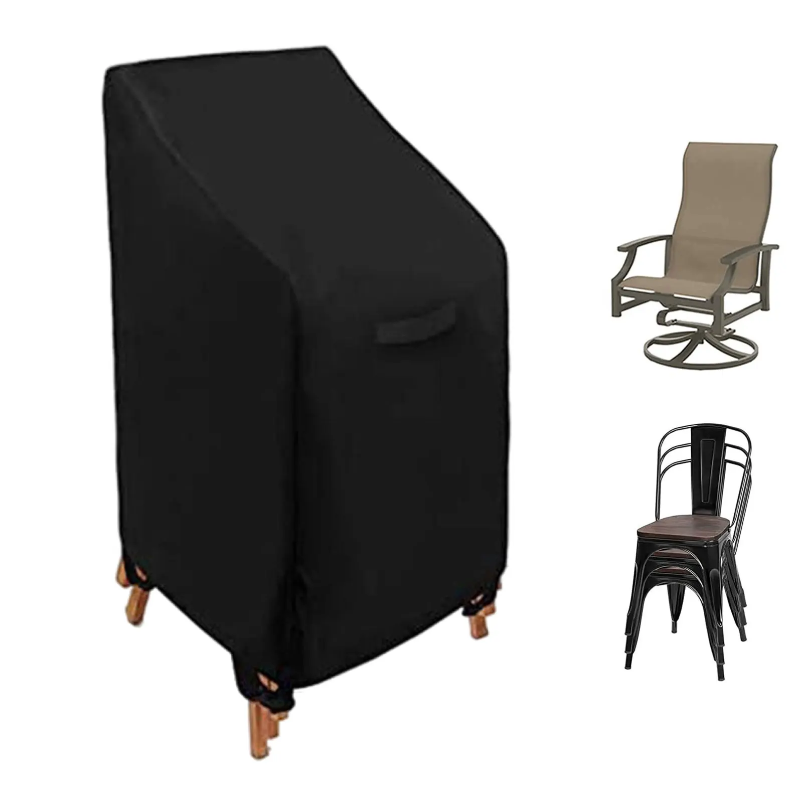 

Outdoor Chair Cover 210D Oxford Cloth Stackable Patio Chair Cover Waterproof Outdoor Chair Cover 210D Oxford Cloth All Weather