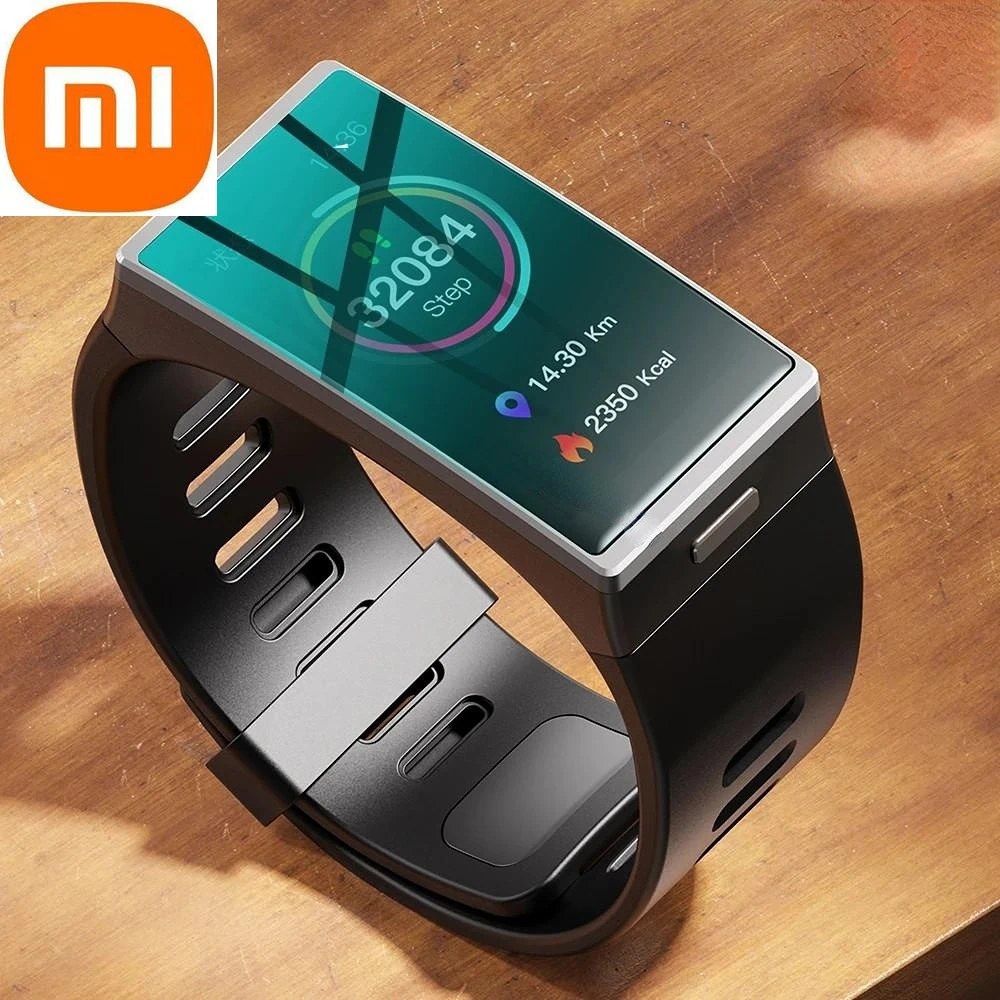 

Водонепроницаемые Смарт-часы Xiaomi для мужчин и женщин, Экран 1,9 дюйма 170*320, спортивные часы с пульсометром, тонометром, Android IOS IP68