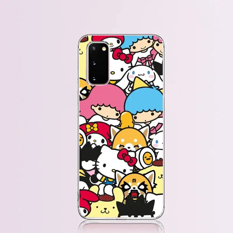 Чехол для телефона Hello Kitty Kuromi My Melody Sanrio Samsung S9 plus S5 S6 S7 edge S8 S10 | Мобильные телефоны и