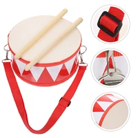 1 set of percussion drum percussion toys for toddlers wooden drum toddlers kids knocking instrument