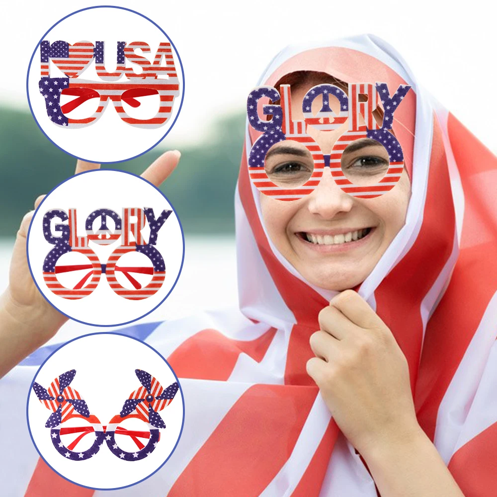 

13 Styles Fun Party Glasses Adult Kids Birthday Photography Accessories Independence Day Creative Toys Glasses Gifts