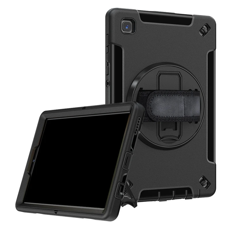 

For Samsung A7lite T220/T225c Tablet Case Adjustable Nylon Stickers Wrist Strap Shock Absorption Design Protective Shell