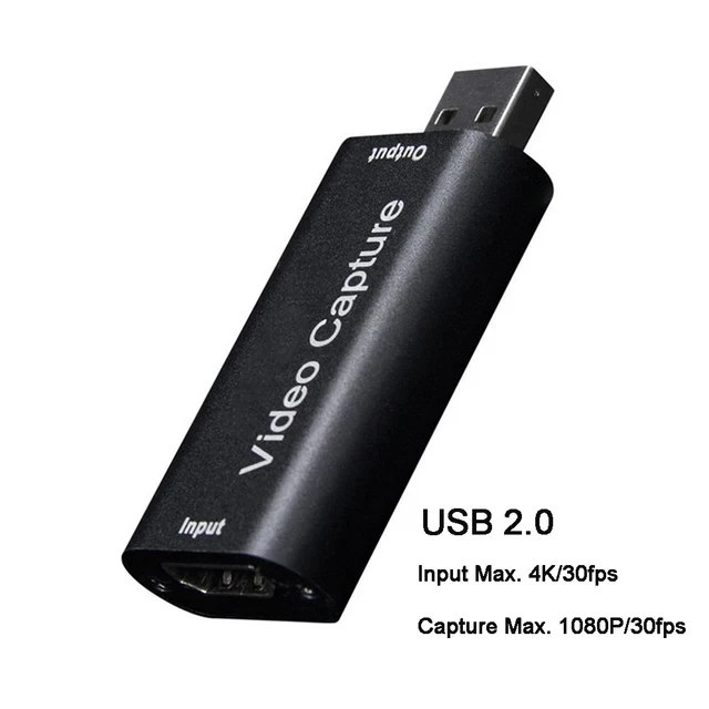 

USB-устройство захвата HDMI 1080p-0 видеозапись, бесшовная потоковая передача, идеально подходит для игр и конференций. Совместимость с Mac и ПК