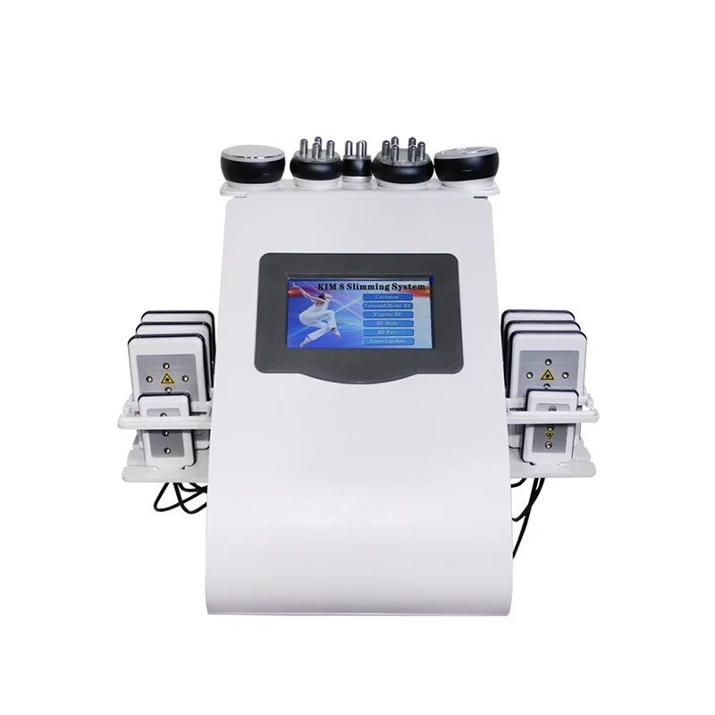 

6 In 1 Lipo Weight Loss Machine 40k or 80k Ultrasonic Vacuum Cavitation System