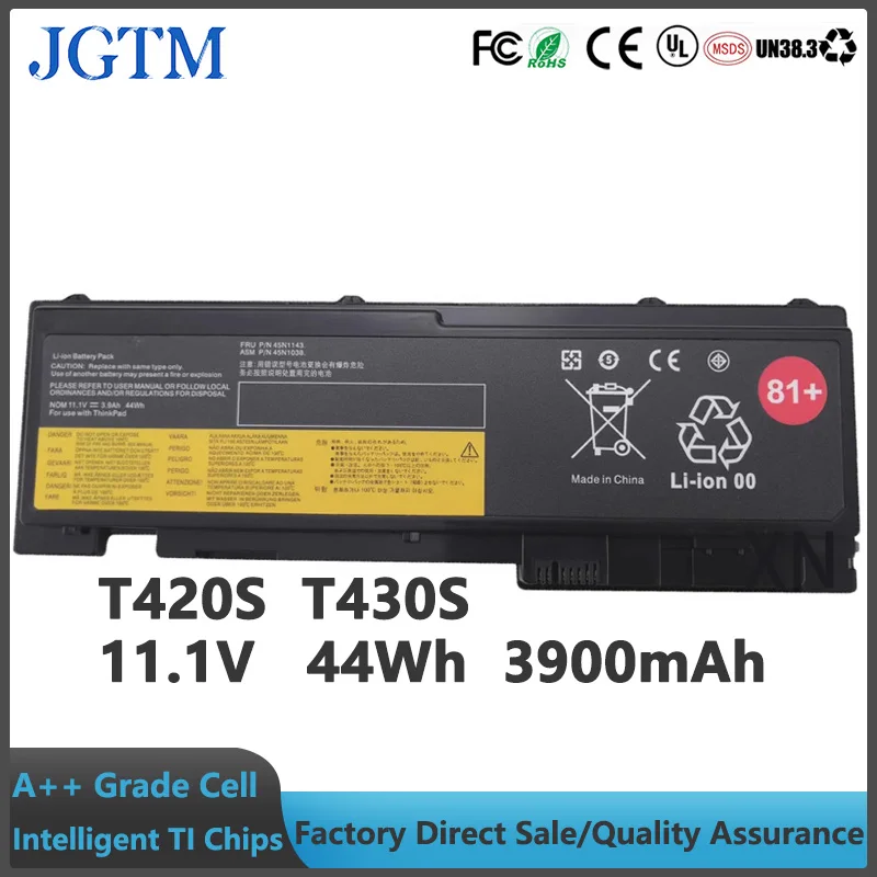 11 1 В 44 Втч T430s аккумулятор для ноутбука совместимый с Lenovo ThinkPad T420i T420s 0A36287 42T4844 42T4845
