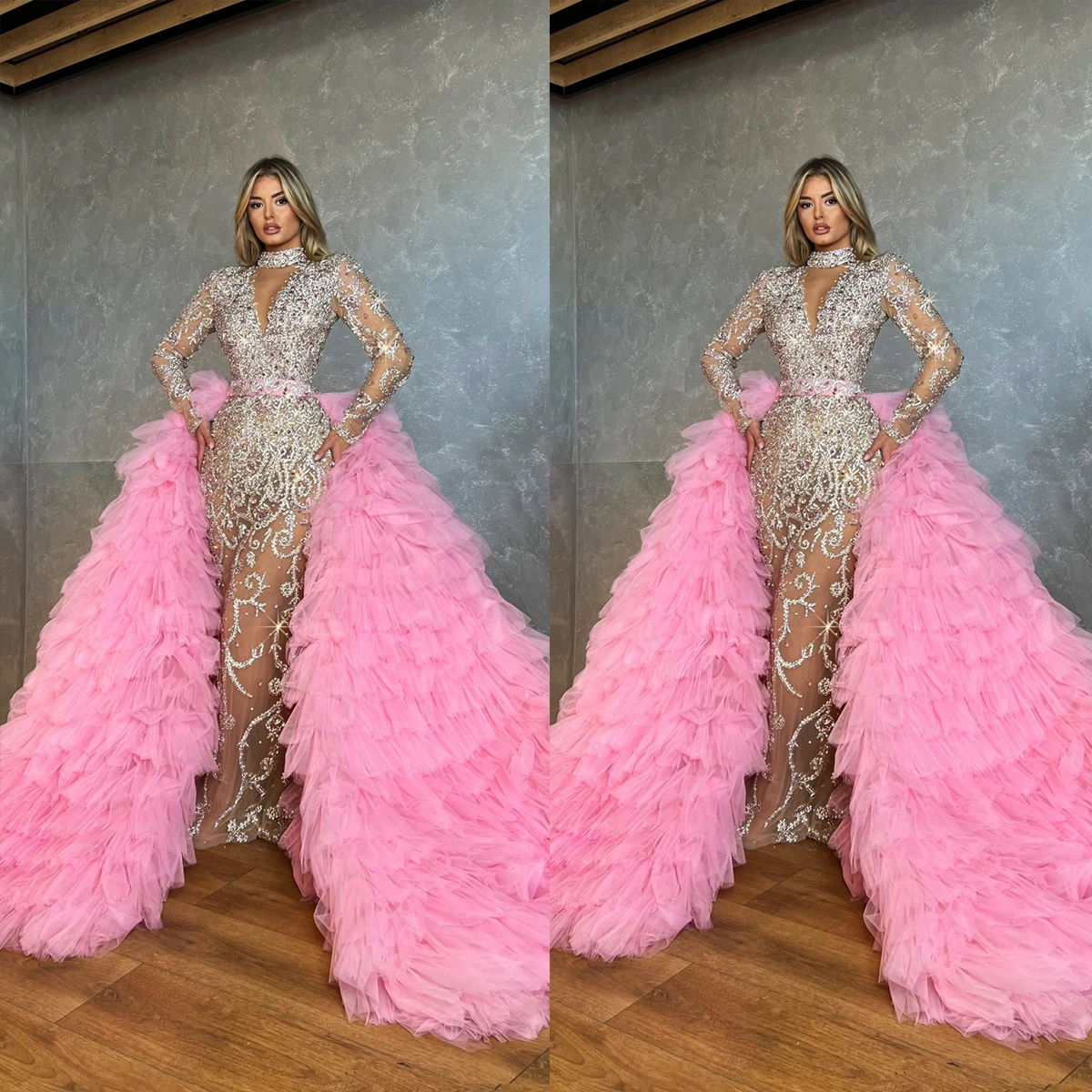 Роскошное платье-Русалка для выпускного вечера