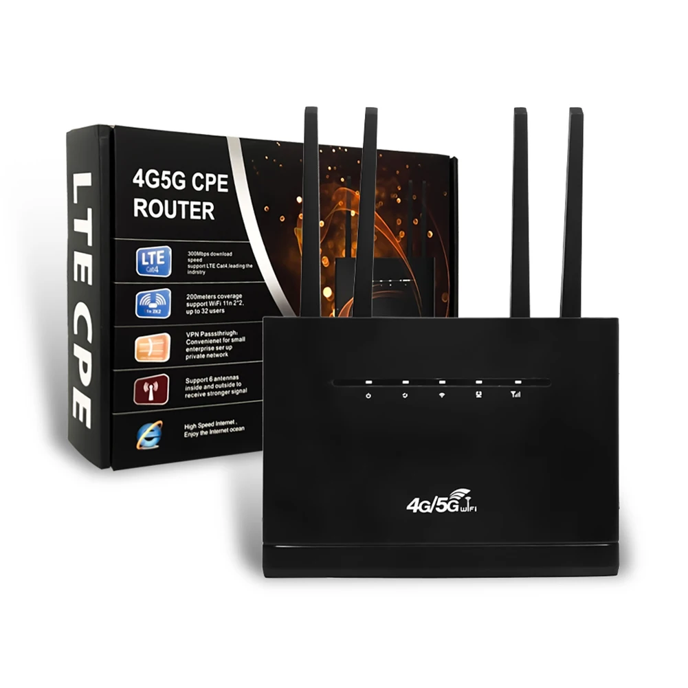 Роутер CPE 300 Мбит/с 4G со слотом для SIM-карты