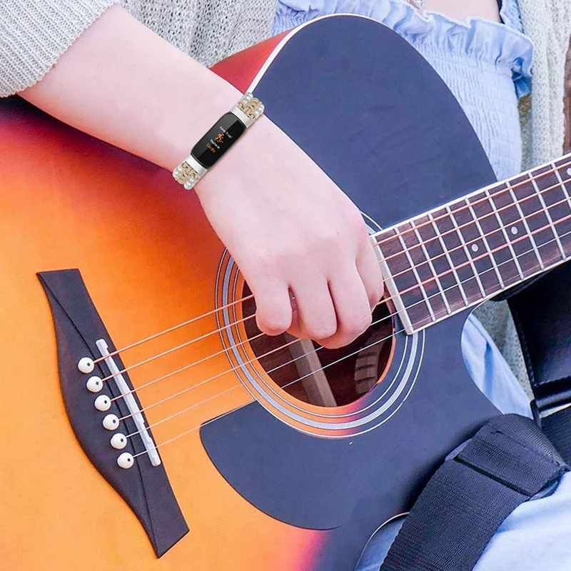Плетеный зонтик веревка бусина для Fitbit Luxe Girl часы браслет ремешок на запястье