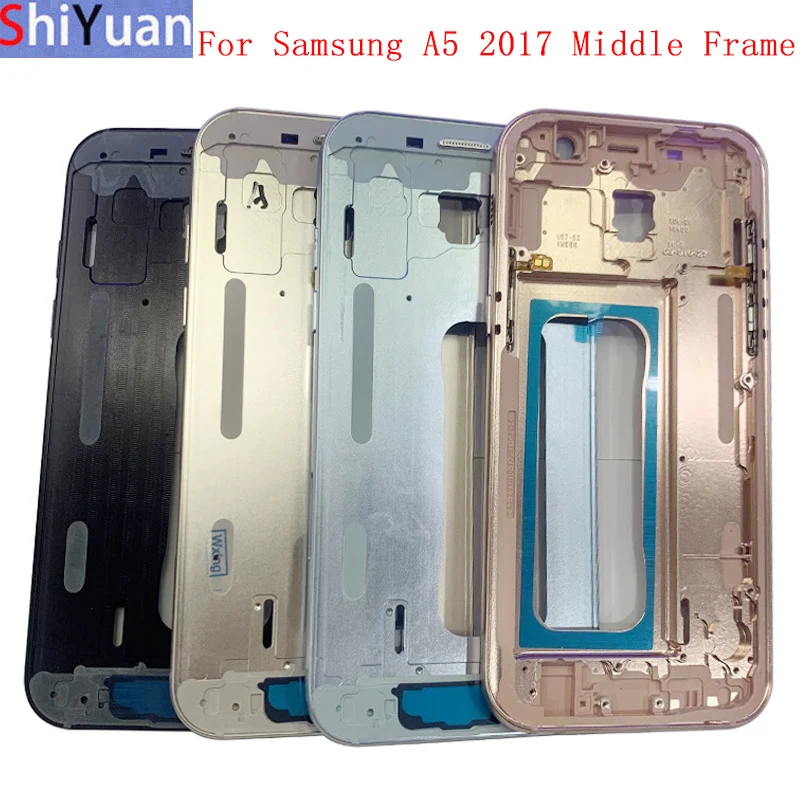 

Housing Middle Frame LCD Bezel Plate Panel Chassis For Samsung A5 2017 A520 Phone Metal Middle Frame Repair Parts