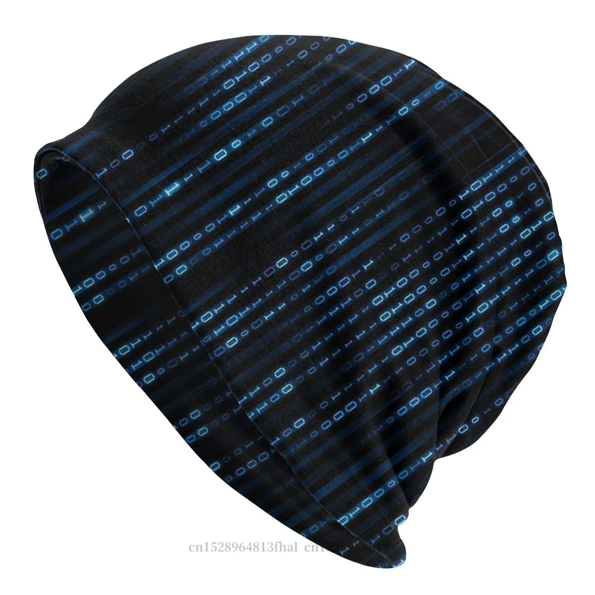 

Bonnet Hats Code Men Women's Thin Hat Bright Blue Autumn Spring Warm Cap Design Skullies Beanies Caps