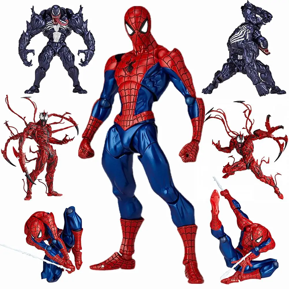 

17Cm Venom Spiderman Marvel Movie Hero Doll Teen Toy Model Doll Joint Action Cosplay Collectibles Christmas Birthday Gift