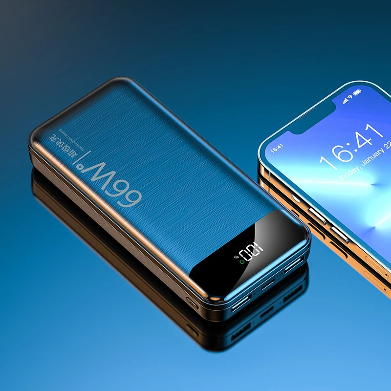 Супербыстрая зарядка 66 Вт 80000 мАч Power Bank для Huawei P40 Ноутбук Портативный внешний зарядное устройство для аккумулятора iPhone Xiaomi on.