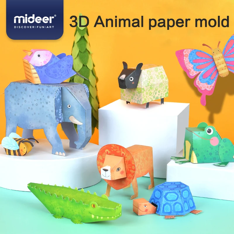 Детский набор оригами MiDeer игрушка ручное развлечение DIY 3D красочный самолет