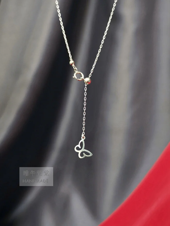 

Tian Guan Ci Fu Hua Cheng Sterling Silver Bone ash Necklace Ring Men Women Fashion Jewelry Student Xmas Gift Cosplay