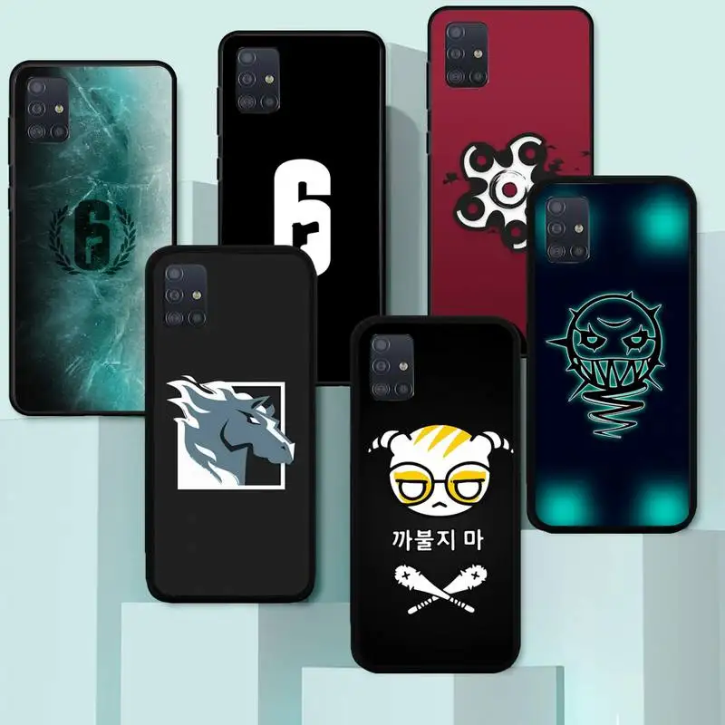 

R6 Rainbow Six Siege Phone Case For Xiaomi Mi11 Mi10 Note10 Note3 Max3 Max2 Mix2 F1 Lite Pro Fundas Cover