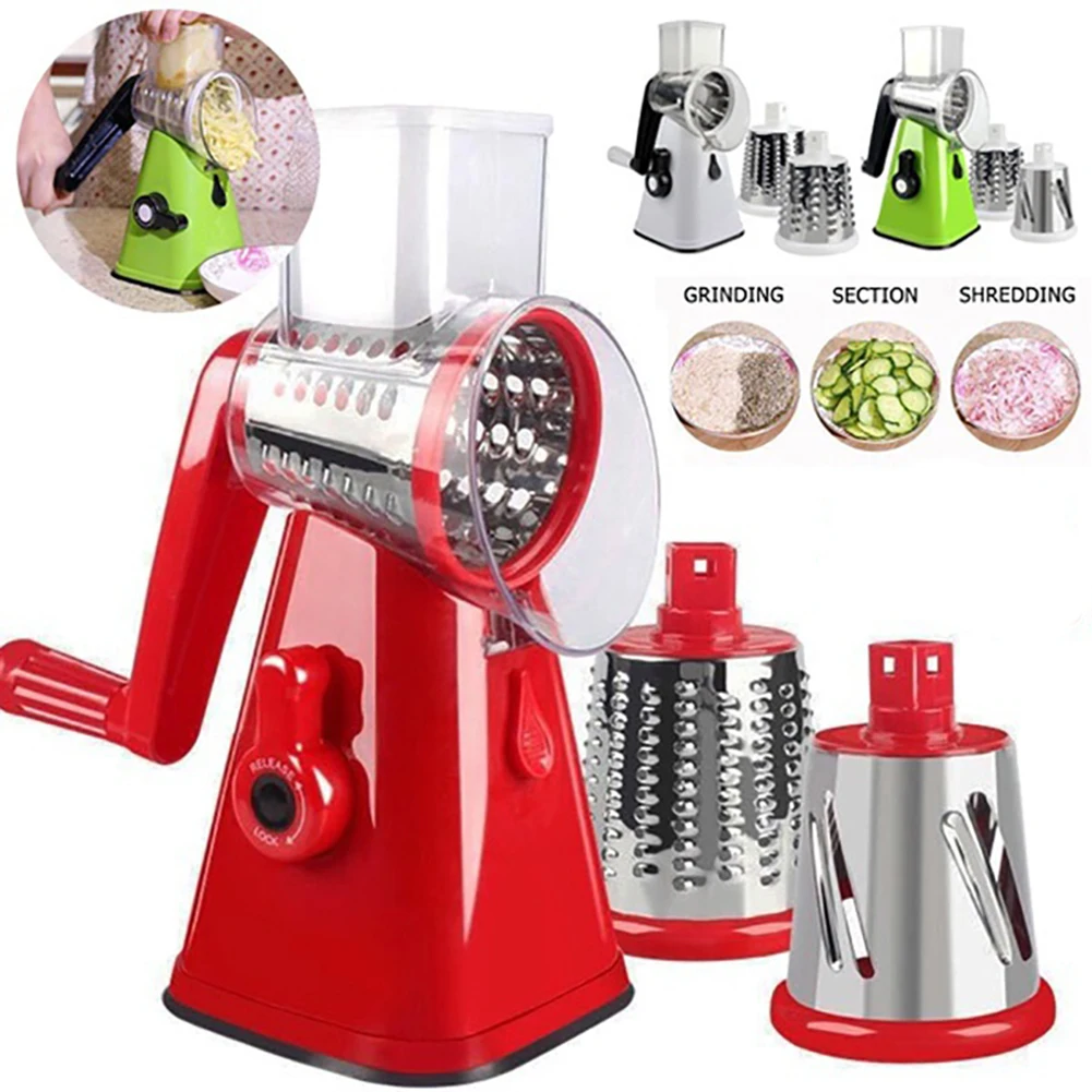 

Multifunctional Vegetable Cutter Slicer Kitchen Roller Gadgets Tool Vegetable Chopper Round Slicer Potato Carrot Cheese Shredder