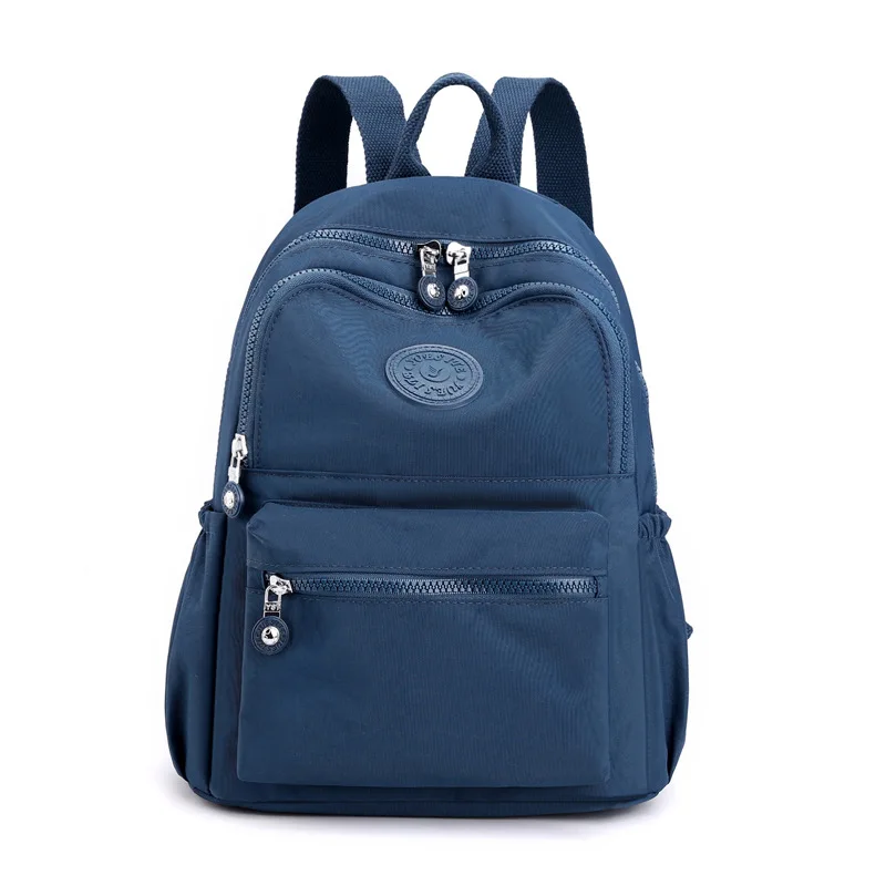 

2022 New leisure backpack simple nylon student travel school bag women's backpack female bag wild outdoor multi-function bag