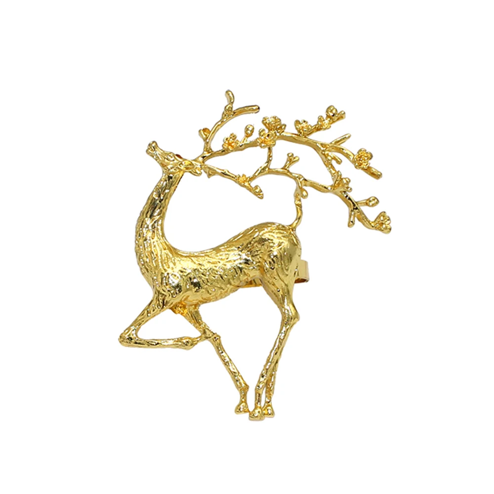 Рождественские кольца для салфеток Dvianna, металлические, 8 шт.