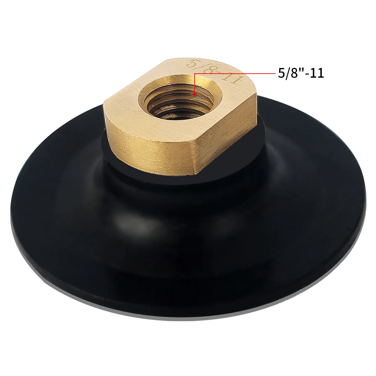 

BSRTTOOL 3"/4"/5" Back Pads For Diamond Polishing Pads M14 5/8-11 Threads For Angle Grinder Rubber Based Disc Holders