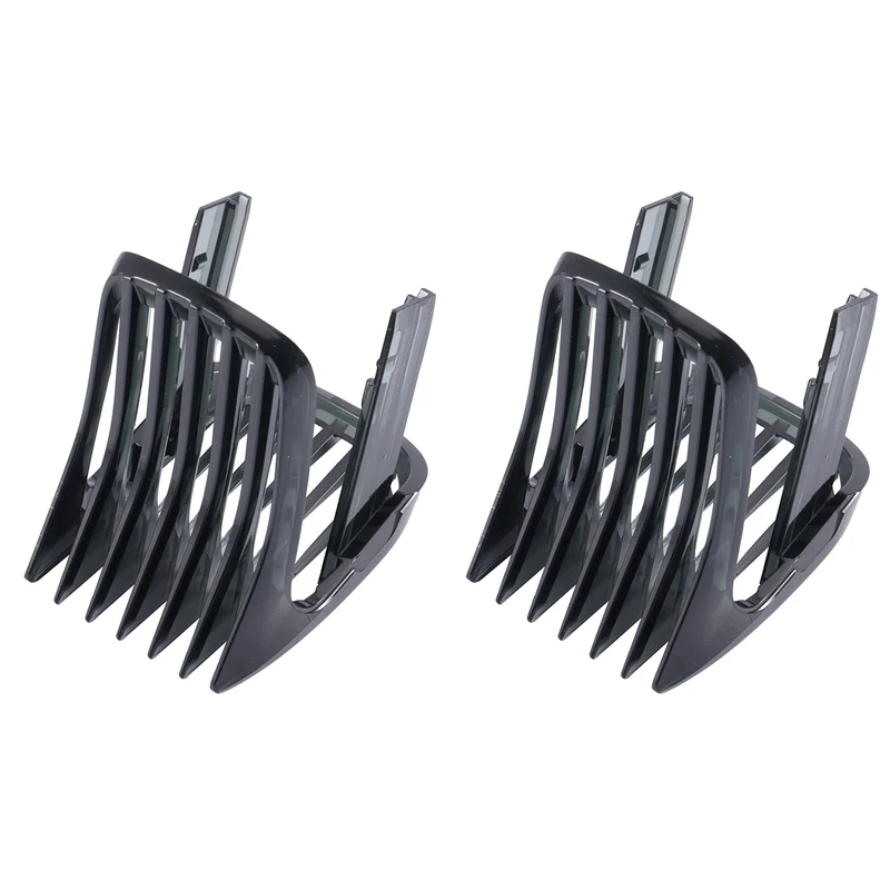 

2X For Philips Hair Clipper HC3400 HC3410 HC3420 HC3422 HC3426 HC5410 HC5440 HC5447 HC5450/7452 Attachment Comb Black
