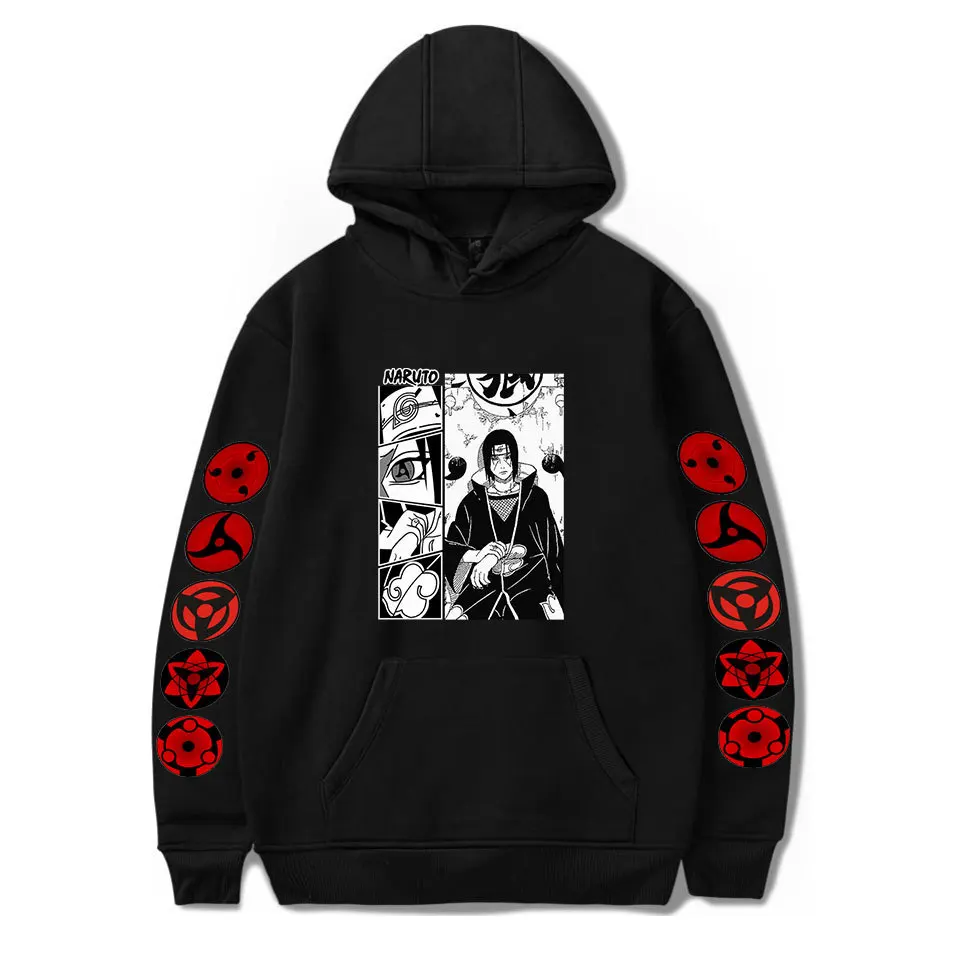 

men/women's Hoodies spring Fashion Streetwear Sasuke Sweatshirt Men/Womens pullover Hoodie Streetwear Kakashi kids Clothing tops