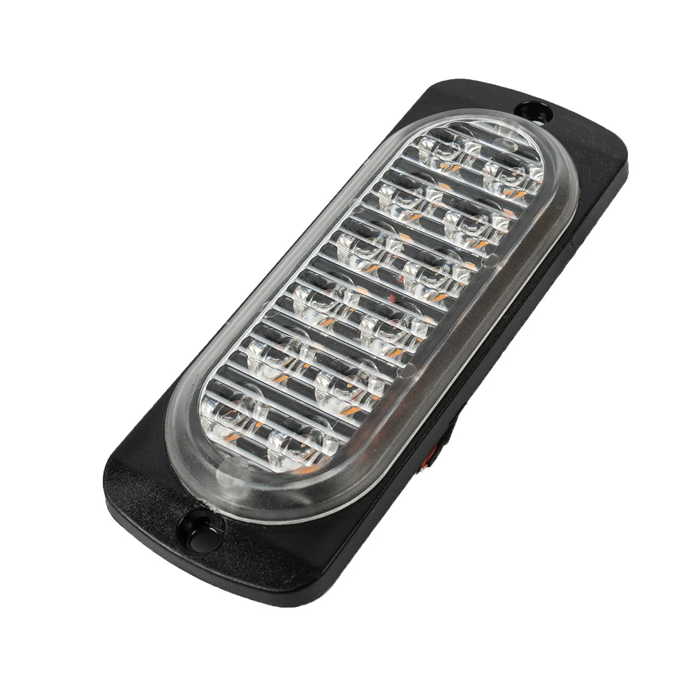 

1PC 12-24V 36W Yellow 12LED Warn Safety Urgent Always Bright Light Lamp Car Truck Plastic Practical Lighting Accessories