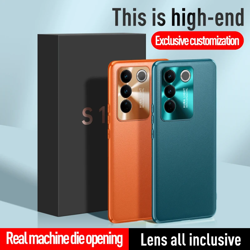 

Metal Lens protection case For VIVO V27 5G V27e V27 Pro soft edges plain skin Lightweight and advanced Cover