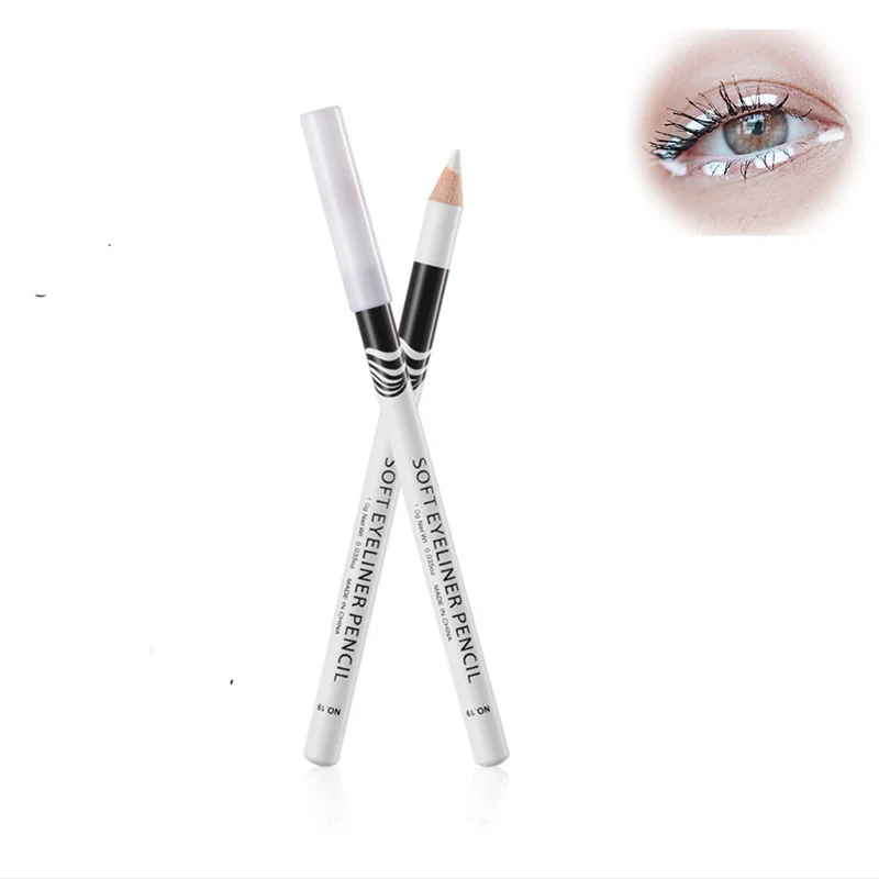 

Makeup Cosmetic Eye Eyeliner Brow Mapping Menow Waterproof Liner Pencil White