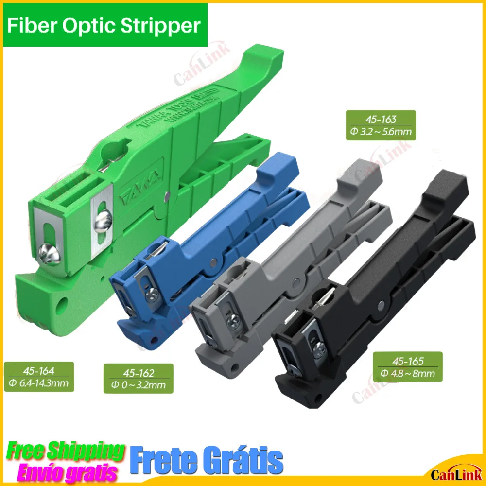 1pcs 45-162 45-163 45-165 Optical Fiber Jacket Stripper Stripper / Fiber Optic Stripper/Cleaver/Slitter