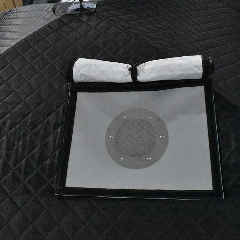 Палатка для зимней подледной рыбалки с дымовым домкратом