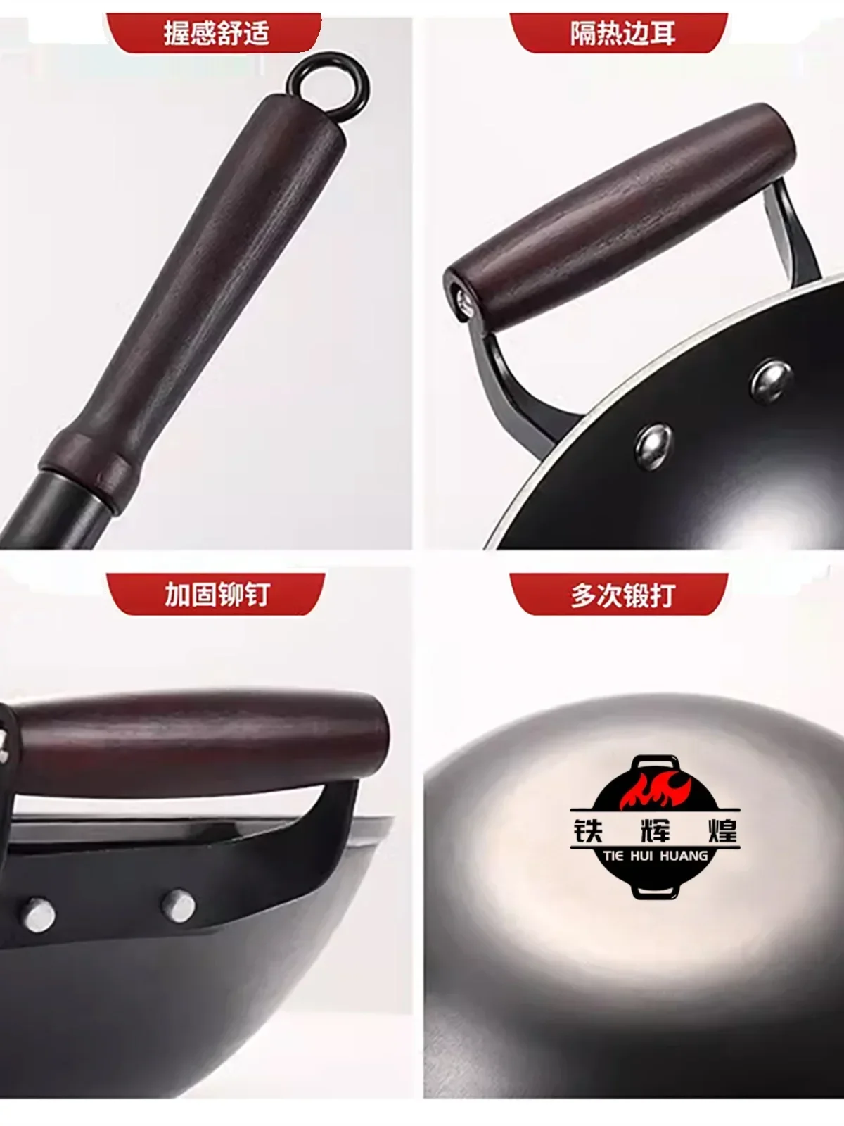 Сковорода с антипригарным покрытием утолщенная чугунная сковорода для жарки не