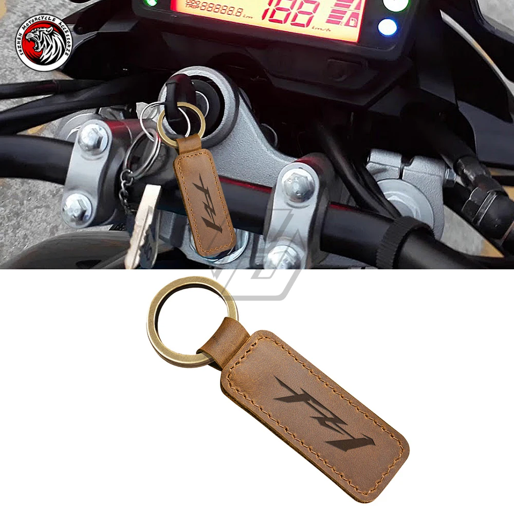 

Брелок для ключей из воловьей кожи для мотоциклов Yamaha FZ1N FZ1S FZ1 Fazer GT