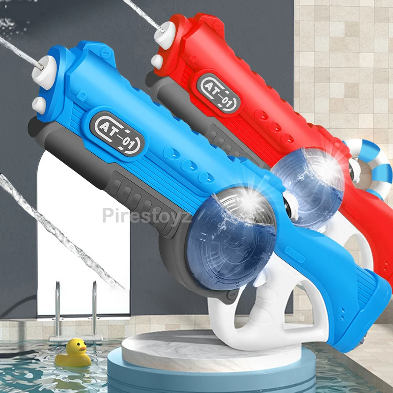 

Summer Automatic Electric Toy Water Gun Induction Water Absorbing High-Tech Burst Water Gun Beach Outdoor Water Fight Toys Gifts