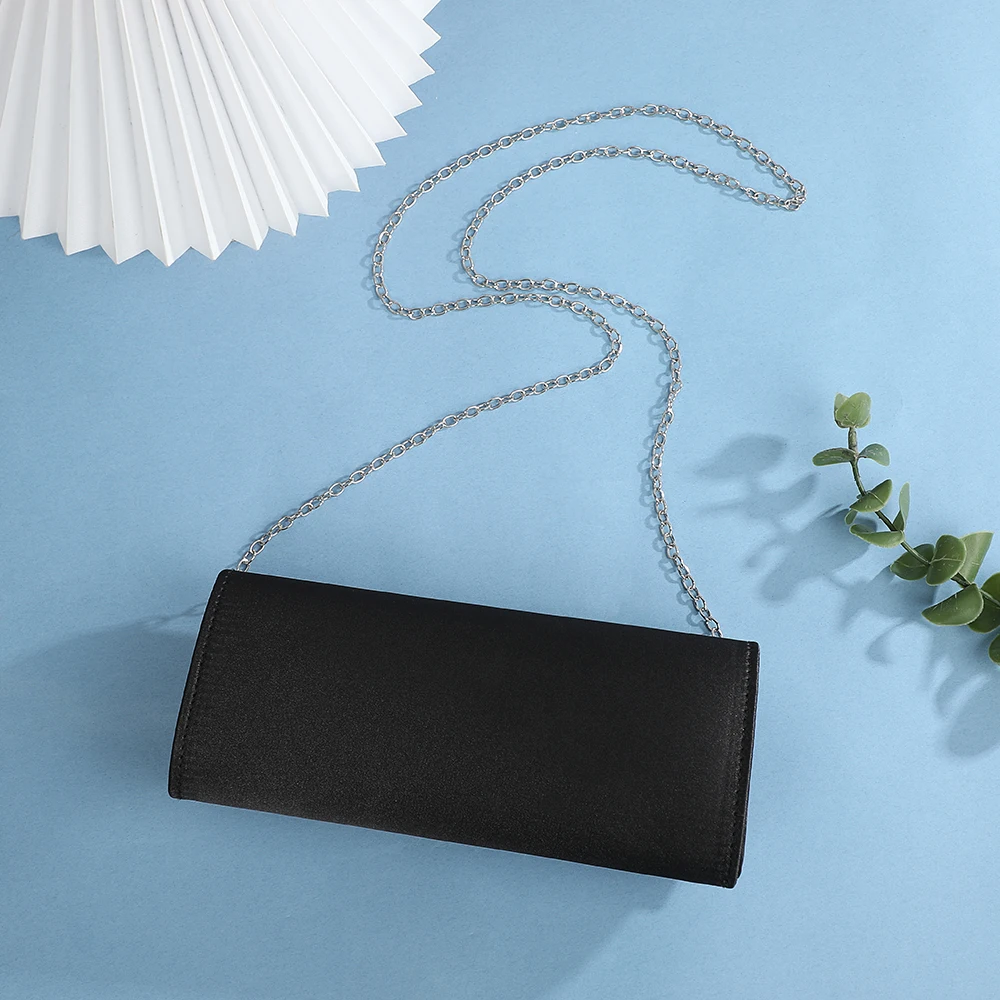 Высококачественный Однотонный Вечерний Клатч Со Стразами И Бантом Модный Дизайн