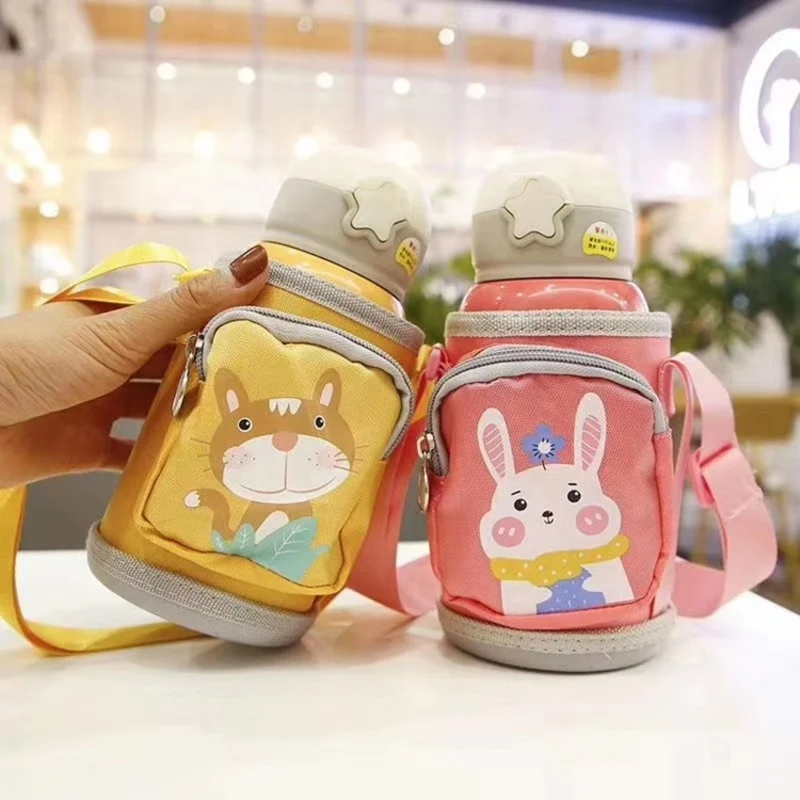 

Stainless Steel Insulated Vacuum Thermos Kids Children Tumbler Cup With Straw