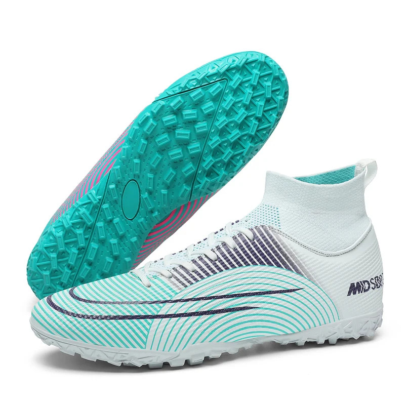 Outdoor Football Shoes Men's Football Sshoes Children's Football Boots Women's Breathable Football Shoes Non Slip Shoes