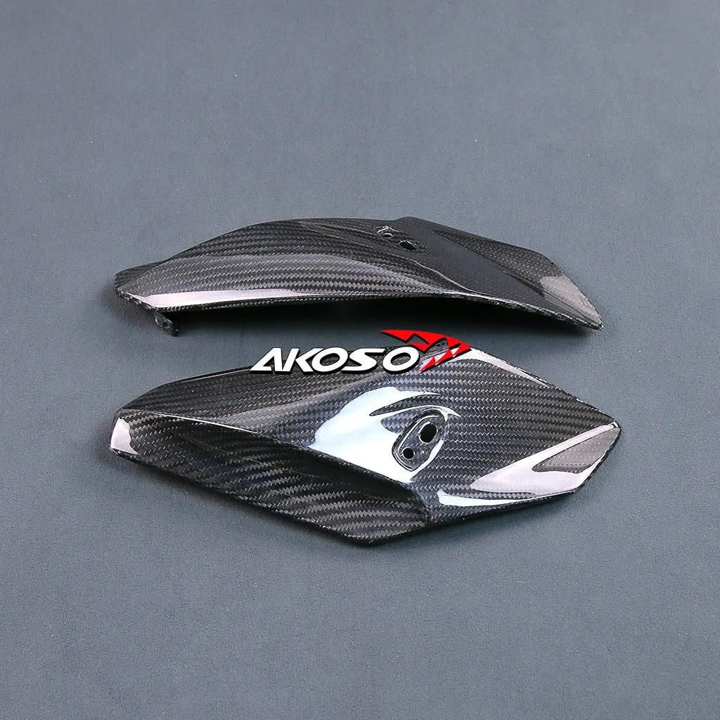 Боковые обтекатели для мотоцикла из чистого углеродного волокна 100% 3K комплект