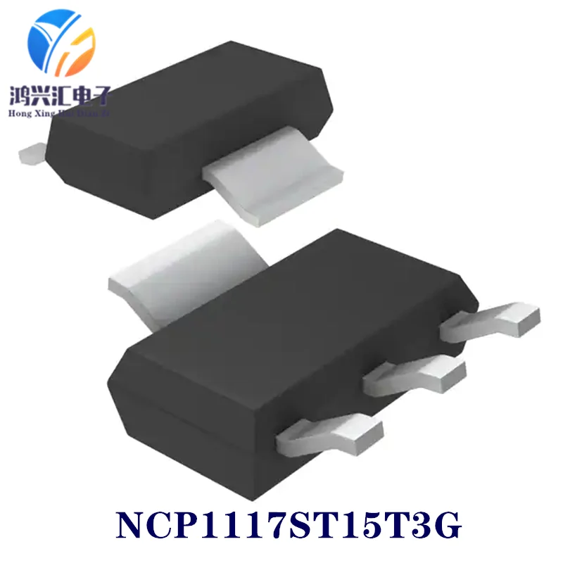 Новый/оригинальный NCP1117ST15T3G LDO Регулятор Pos 1,5 V 1A 4-контактный (3 + Tab) SOT-223 T/R