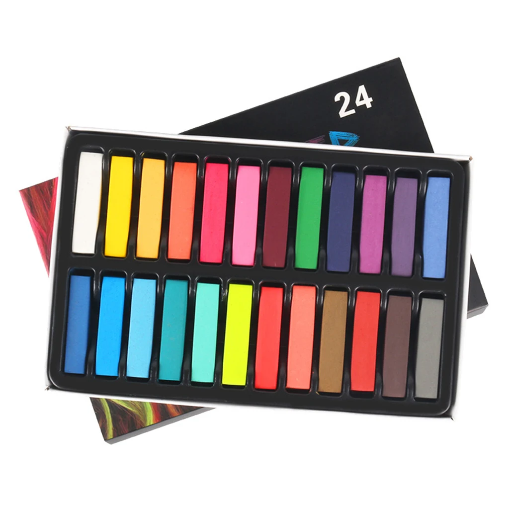 

Girl Temporary Hair Dyeing Chalk Hair-styling Dye DIY Cosplay Performance Hairdressing Supply for Household Salon