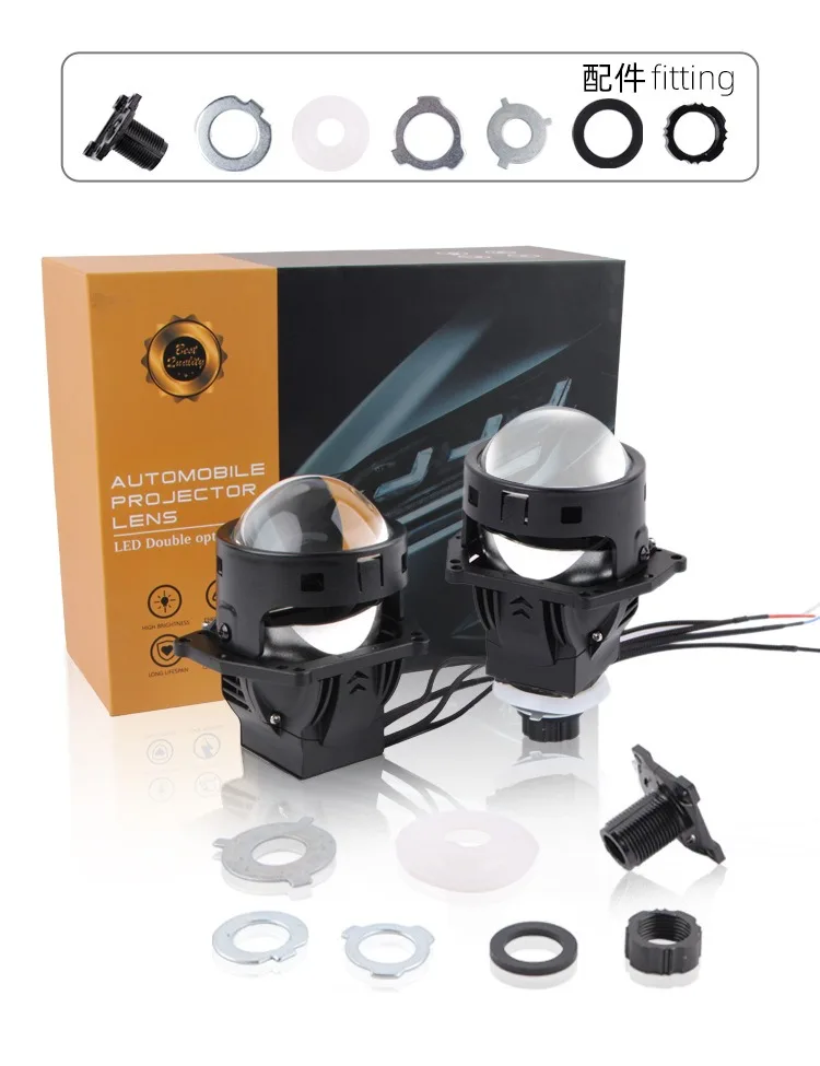 Высокопроизводительная 3-дюймовая проекционная линза Bi светодиодный