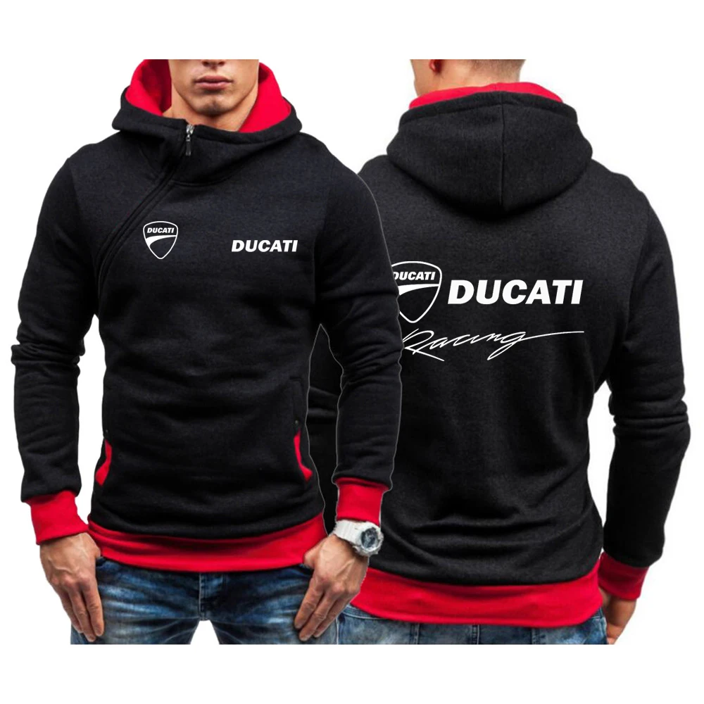 

2022 Ducati Sweatshirt Men Fall Hoodie Jacket Hooded Coats Print Popular Outwear Harajuku Comfortable Top