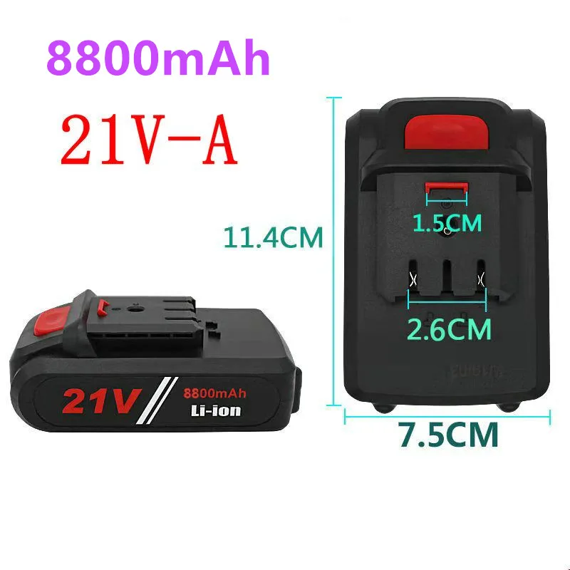 

100% New 21V 36v 9800mah electric tool general rechargeable lithium battery electric screw driver electric drill Li-ion batter