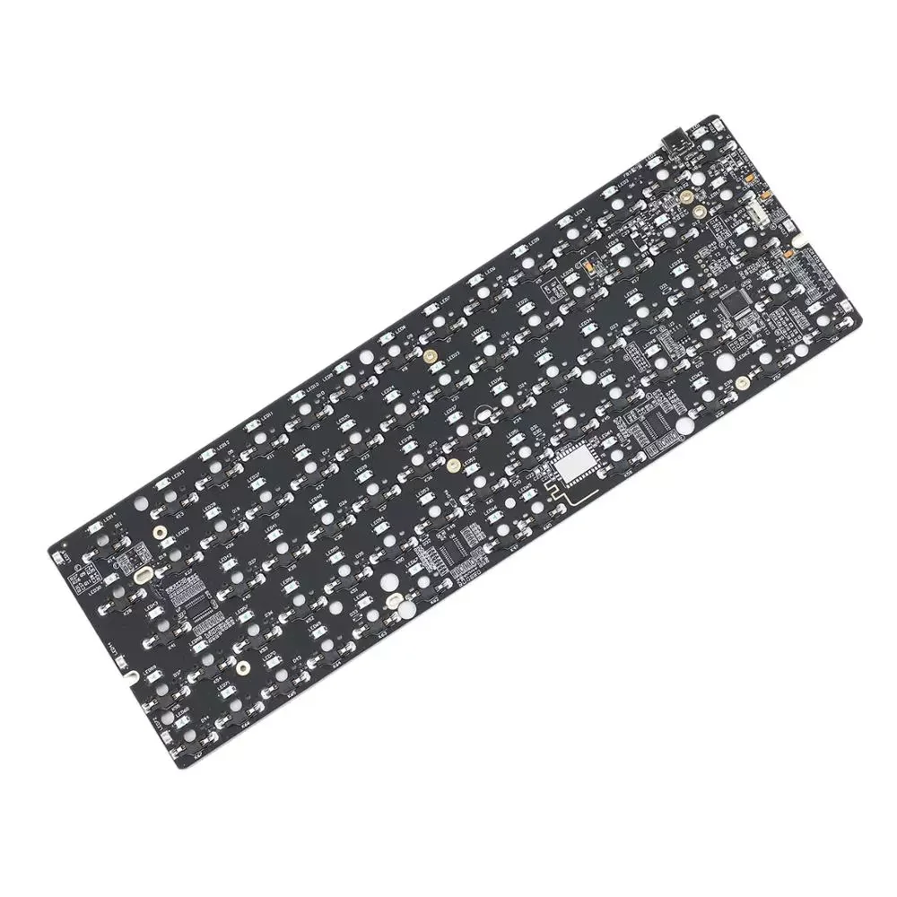 

2022 GK64 GK64x GK64XS GK61 GK61x GK61XS RGB Hot Swap Independent Driver Wired Tyce-C Mechanical keyboard Plate Bluetooth Wired