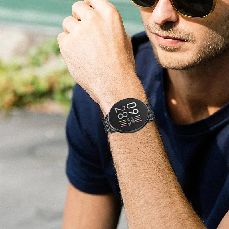 Magnetic Loop Wrist Strap For Umidigi Urun S/Urun Smart Watch Band Metal Quick Release Belts For Umidigi Uwatch 3S/2S/2 Correa