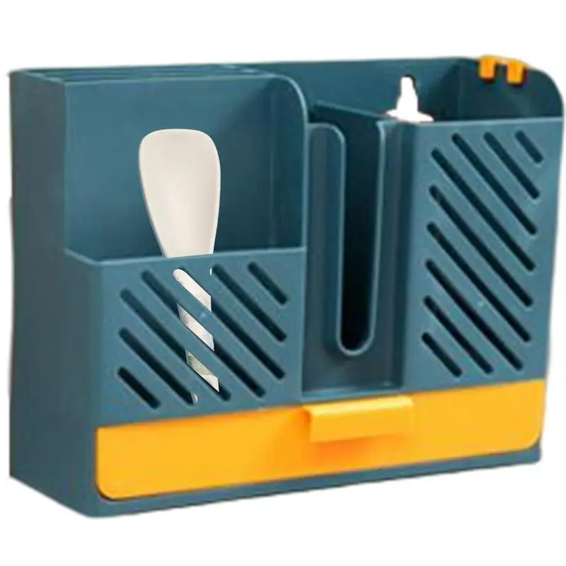 

Держатель для палочек для еды, сушилка для столовых приборов, ложка для еды, хранилище для палочек с креплением на стену