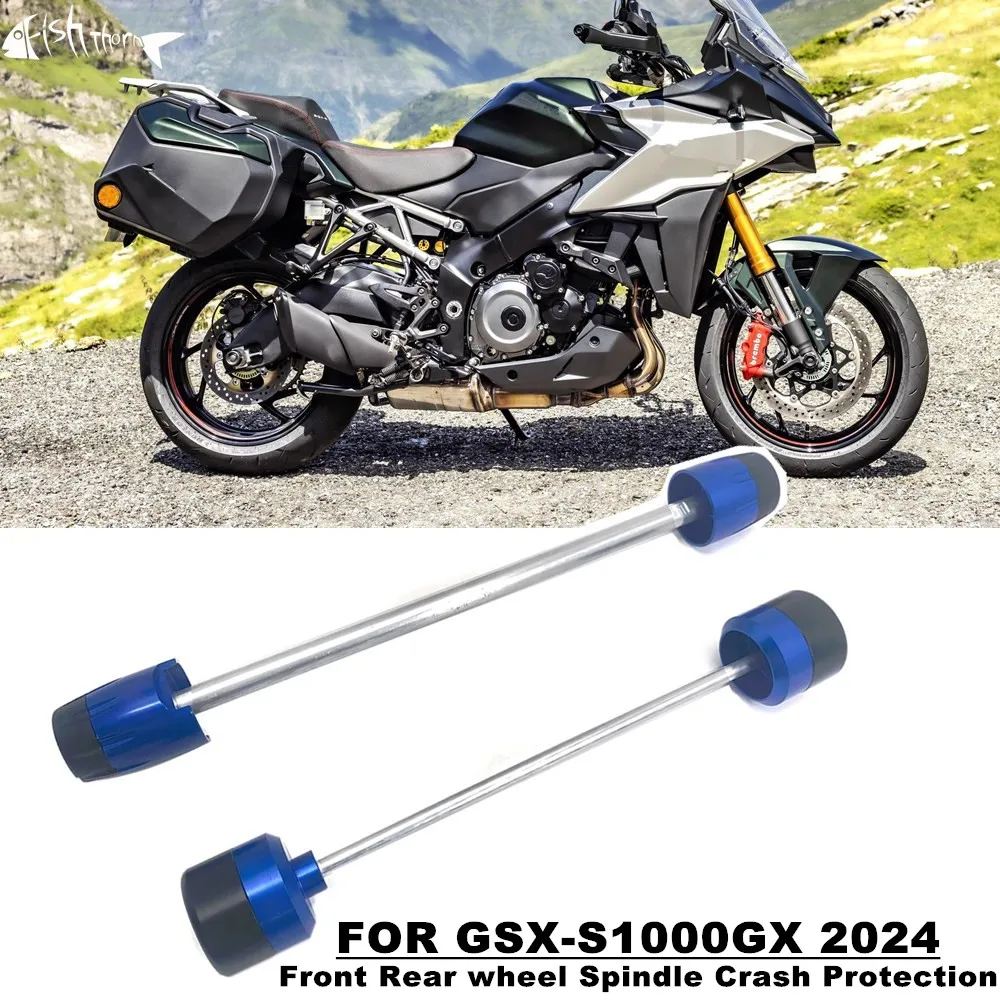 Для Suzuki GSX-S1000GX GSX S1000GX GSXS 1000GX 2024 мотоциклетная Передняя и задняя оси вилки слайдеры