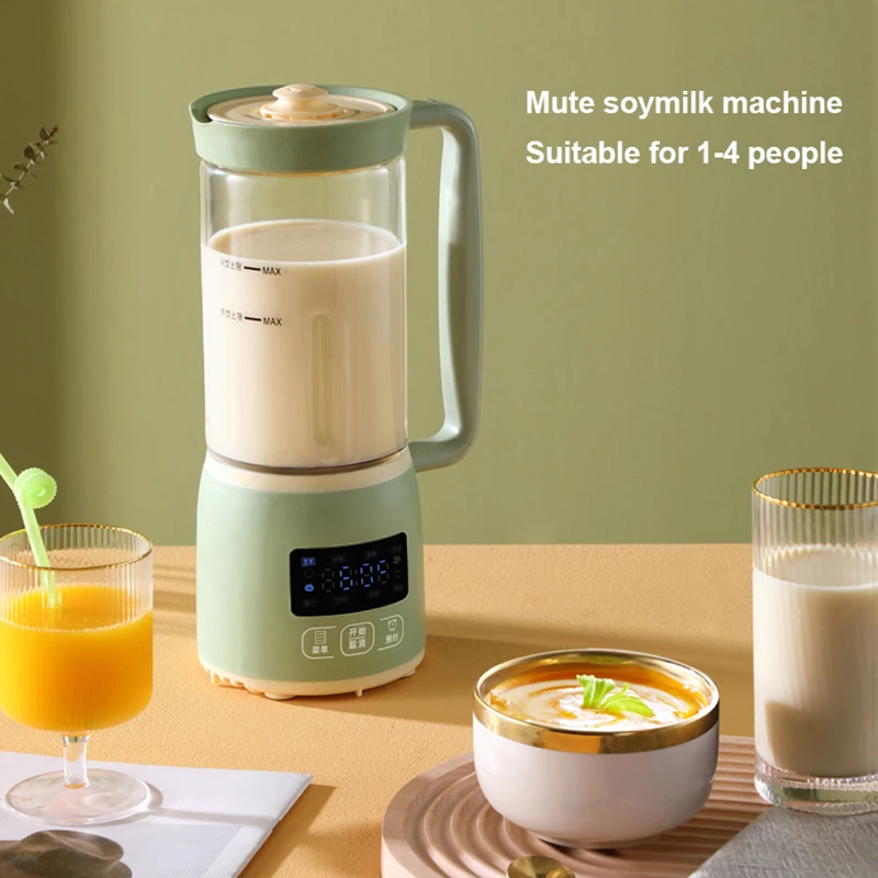 

800ml Soybean Milk Machine Electric Juicer Portable Blender Mixer Free Filter Automatic Heating Soy Milk Maker 220V